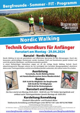 2024_BF_Nordic Walking Kurs_Flyer